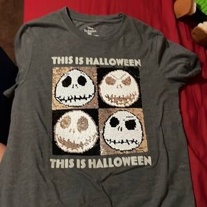 Boys Nightmare Before Christmas sequence shirt